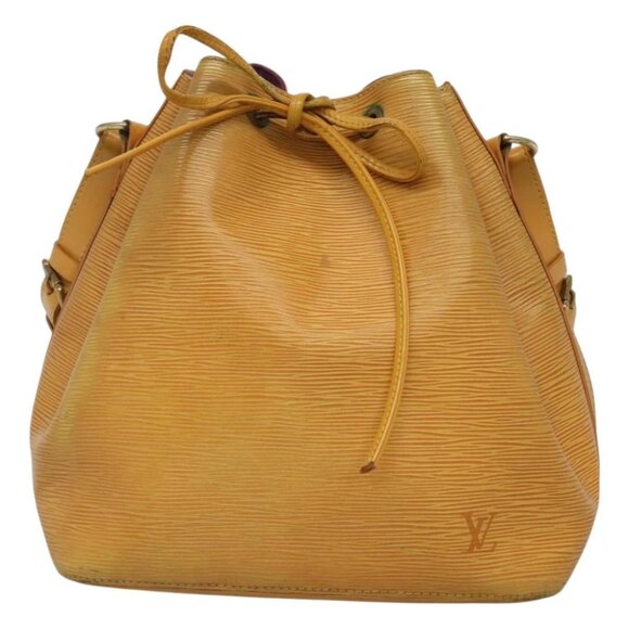 LOUIS VUITTON Epi Petit Noe Shoulder Bag Yellow M44109 LV Auth EC352 - Picture 2 of 15
